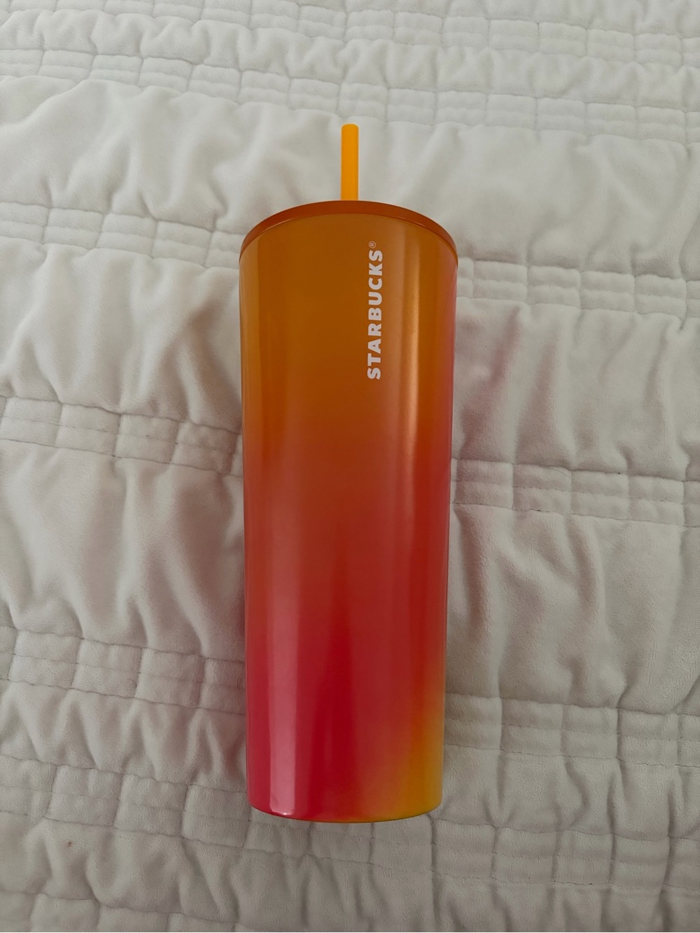 Starbucks Gradient Tumbler - Orange, Yellow & Pink